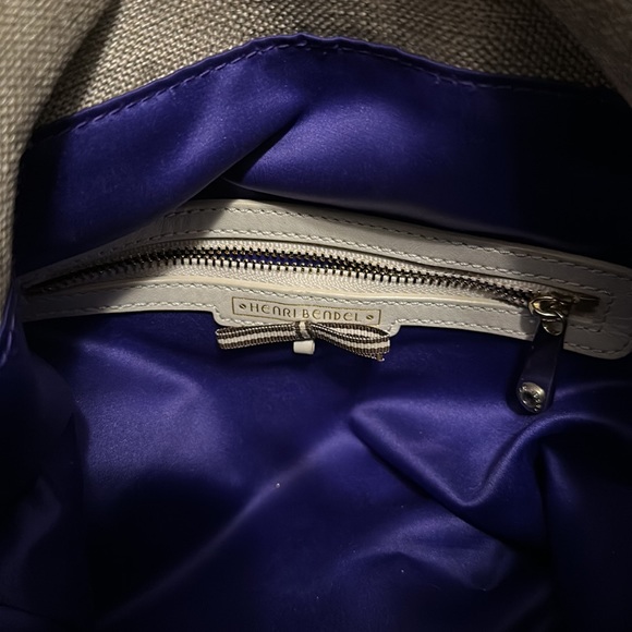 Henri Bendel Jetsetter Backpack - Canvas with Black and Gold - Picture 8 of 13